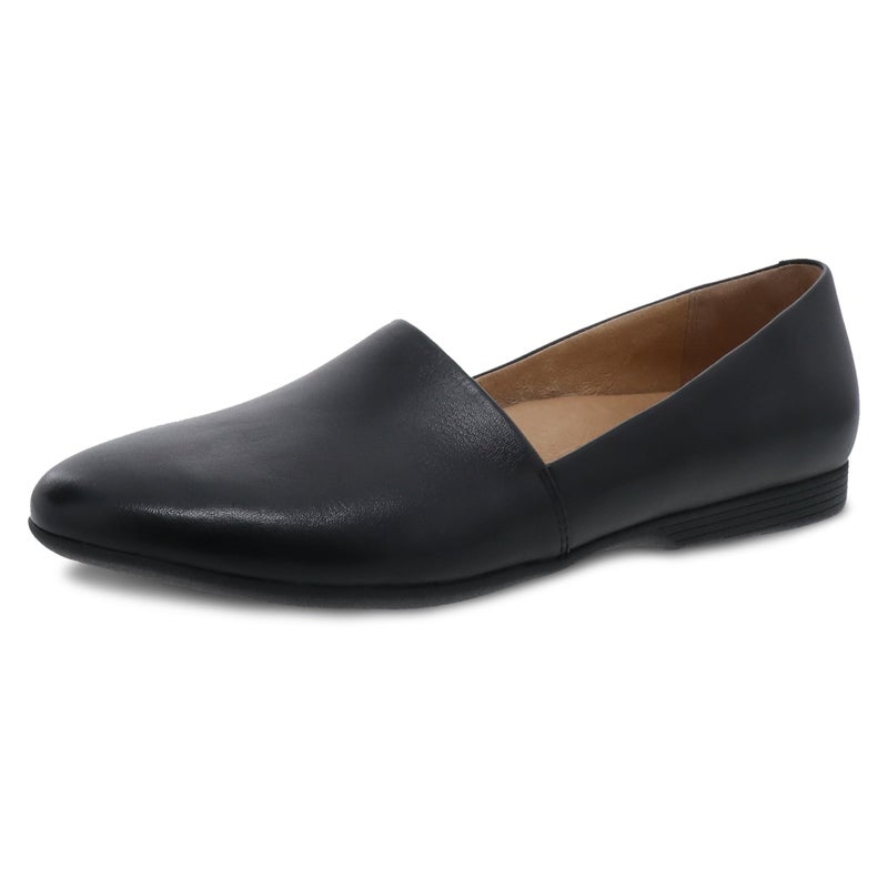 Dansko Larisa Slip-On Flats for Women â€“ Comfotable Flat Shoes with Arch Support â€“ Versatile Casual to Dressy Footwear â€“ Lightweight Rubber Outsole Black Flats 11.5-12 M US - Image 1